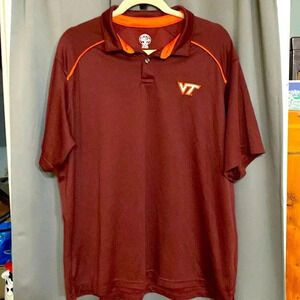 KNIGHTS APPAREL RIVALRY THREADS 91 MEN SIZE 2XL (50/52) VIRGINIA TECH POLO SHIRT
